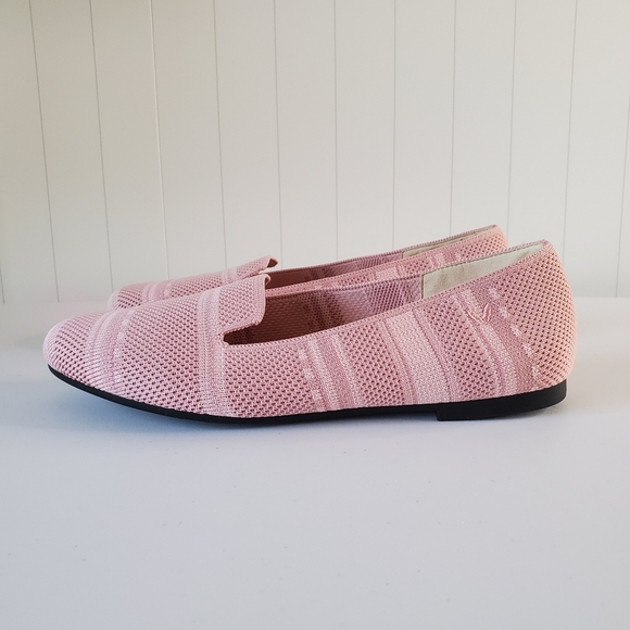 Vivaia Womens Elly Flats Loafers Ballet Shoes Size 38 US 7 Pink - Picture 2 of 10